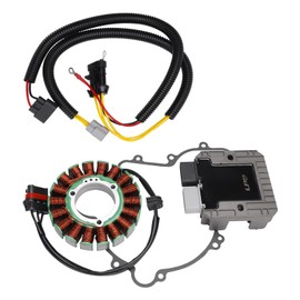 Topteng Magneto Stator Coil + Voltage Regulator + Gasket For Polaris Ranger 900 2017-2018, Ranger XP 900 2016-2019, Ranger Crew 900 2016-2019, RZR 900 Trail 2022-2024, RZR XP 1000 2014-2024