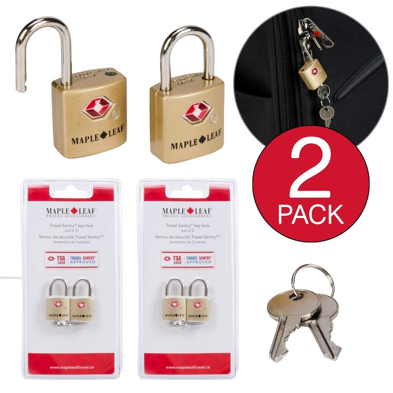 Maple Leaf Travel - 2 Pack of Two Travel Sentry