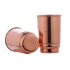 ANCIENTIMPEX Pure Copper Tumbler Set of 2 for Ayurveda Health