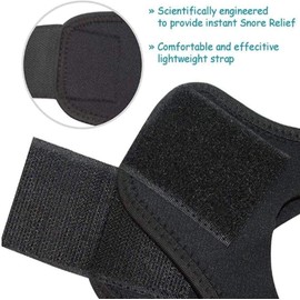 Adjustable Anti Snoring chin strap, Anti Snoring Device， Stop Snoring Jaw Strap Comfortably for Men and Women, Give You The Best Sleep of Your Life and Snoring Solution (Black)