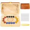 Solaradgy Wooden Tooth Fairy Keepsake Box for Kids, Baby Teeth