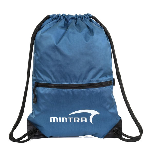 Mintra Sports - Bolsas con cordón, Azul / Patchwork, 14in x 18in, Rush (14" X 18")