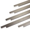 Slim Handle 995 mm Brushed Stainless Steel Look for Milling