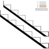 Zwinz Steel Stair Stringer 6 Step, Metal Stair Stringers for