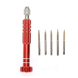 Cimenn Destornillador Mango con 5 Piezas de precisión Kit de Herramientas de reparación de Gafas telefónicas para teléfonos celulares, computadoras portátiles, electrodomésticos, Relojes, Joyas(02)
