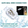 Waterproof Wire Connectors Quick Inserted IP68 Moisture Guard Weatherproof Single-core