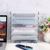 Sumnacon Pencil Case, Pen Case, Small Storage Case, Plastic, Transparent,