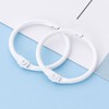 WeddHuis 50 pcs Binder Ring 30 mm Book Ring Binder