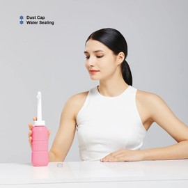 Peri Bottle for Postpartum Care Squirt Bottle 450ml Portable Travel Bidet for Different Needs Peri Wash Bottle for Baby Female and Bedridden Patient for Postpartum Essentials, Feminine Care (1Pcs)