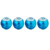 4 Pieces Billiard Shaped Car Tyre Air Caps Cover, 8