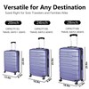 Luggage Sets 3 Piece, 20/24/28 Inch Hardshell Suitcases with Spinner