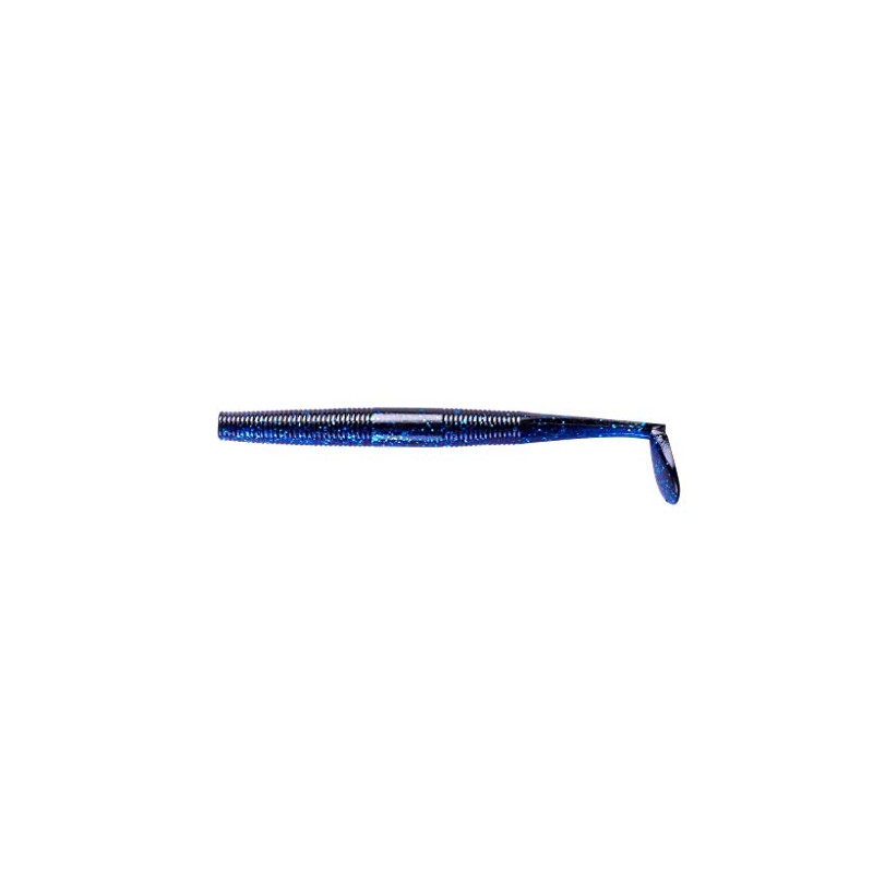 Yum Lures YSMD473 Swim'N Dinger Fishing Bait, Black/Black Laminate, 4"