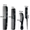 4 Piece Professional Comb Set Fine Pro Tail Combs, Dresser