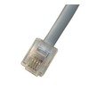 RiteAV - 25FT Phone Line Cord RJ11 Male/Male Telephone Cable