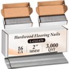 Yaocom 3000 Counts 16 Gauge Flooring Nails, 2 Inch Length