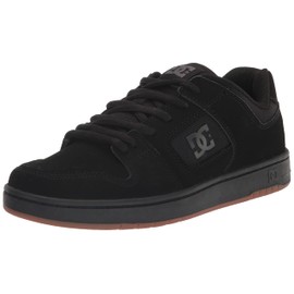 DC Men's Manteca 4 Casual Skate Shoe, Black/Black/Gum, 7