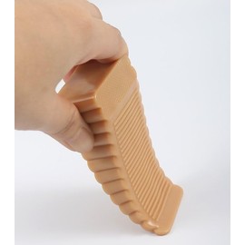 Door Stopper, Sliding Door Lock, Stopper, Sliding Door, Fixed, Suitable for Indoors, Pushing Doors, Sliding Doors, Entrance Doors, Door Stopper, Just Plug, Easy Storage (1, Large, Transparent)