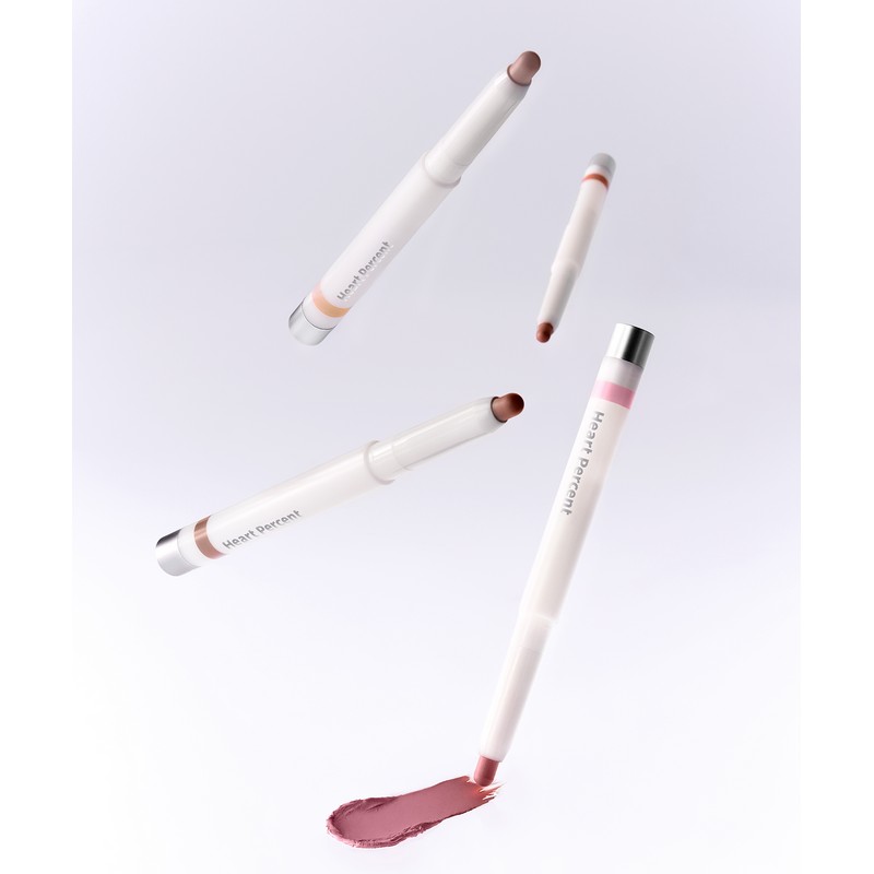 Heart Percent [2PACK] Dot On Mood Lineproof Lip Pencil (+Free