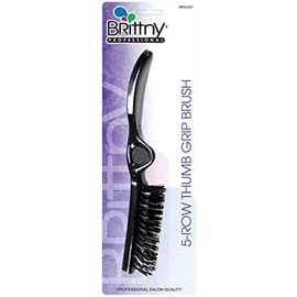 Brittny Brush Nylon Bristle 5Row (Pack of 4)