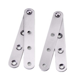 GOZOLA 4-Pack 360° Rotatable Door Pivot Hinges | Stainless Steel Drawer/Window/Door Fittings | 100mm/3.94in Size for Versatile Heavy-Duty Applications