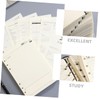 Operitacx 2 Sets 2025 Loose Leaf Paper Notebook Replacement Paper