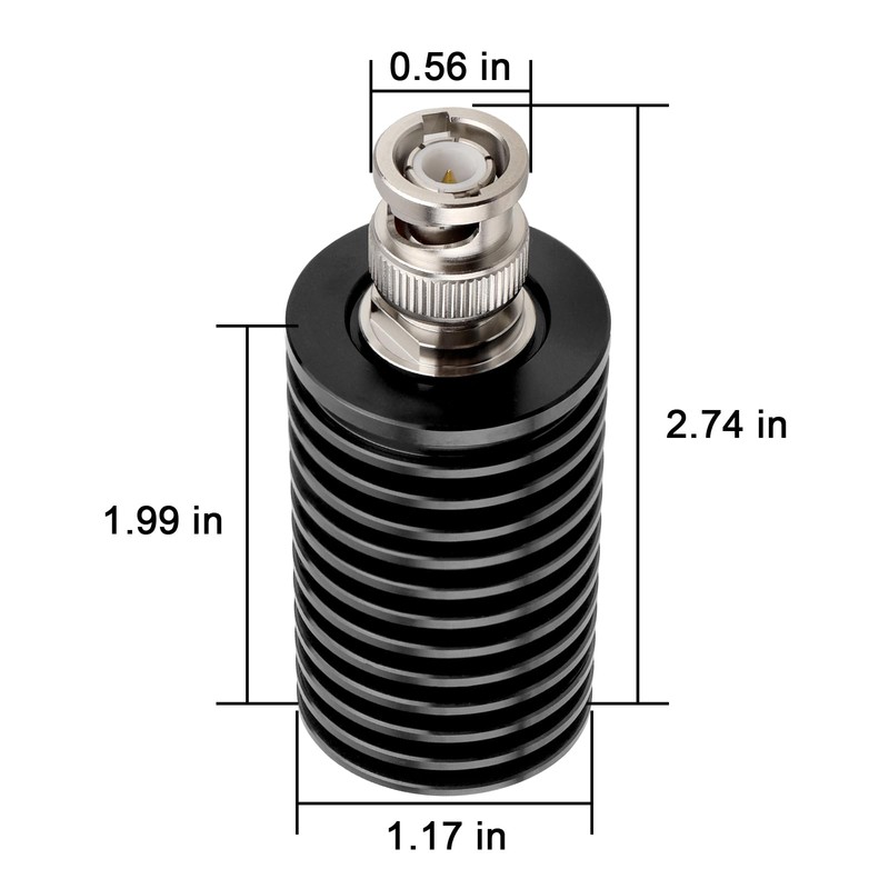 XRDS -RF 10W BNC Male Dummy Load, 50 Ohm BNC