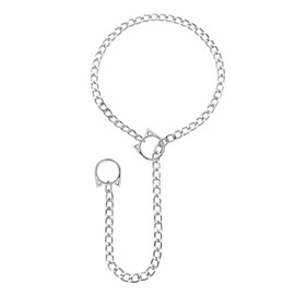 MILAKOO Y2K Rock Style Cat Ring Slip Chain Necklace for Women Animal Minimalist Simple Cute Jewelry