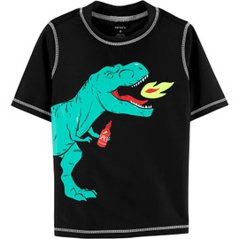 carte's Boy's 1-Piece Rashguard or Swim Trunks, Freely Combine Your Favorite Sets., dino