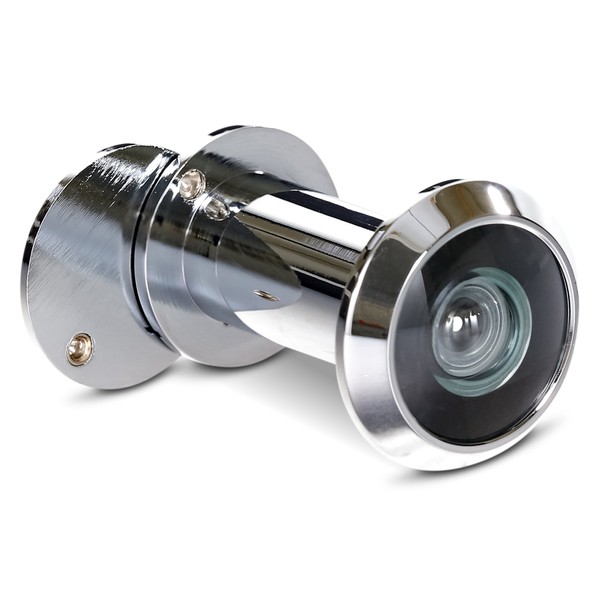 Stoppwerk Door Viewer Chrome Style - Silver 14 mm Spy