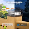 NIORSUN Solar Post Lights Outdoor, Fence Post Solar Lights Cool