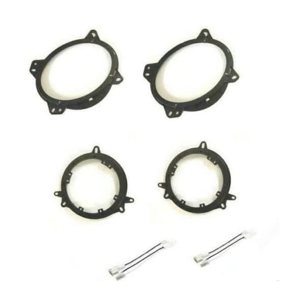 6x9 Front and 5.25"/6.5"/6.75" Rear Car Stereo Door Speaker Install