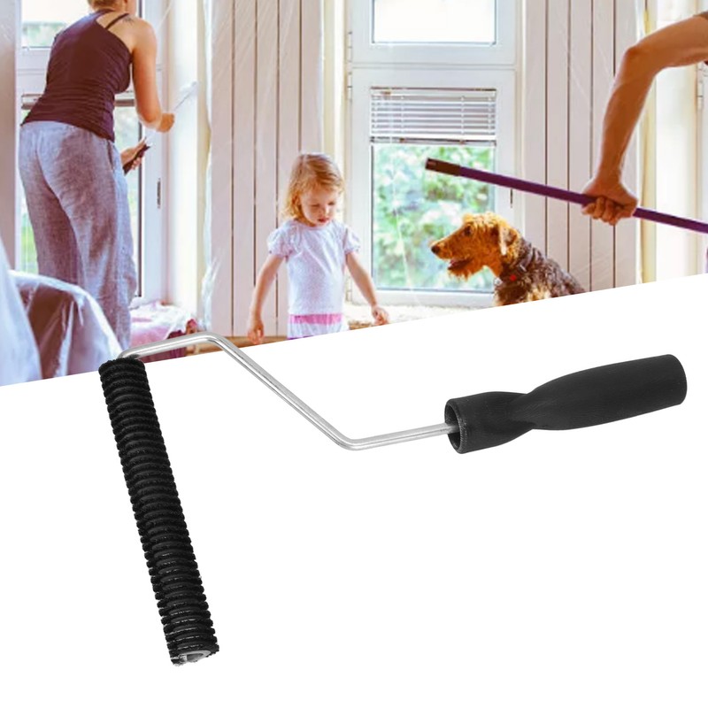 Fiberglass Roller Portable Tub Roller Tool Bristle Resin Laminating Bubble