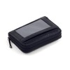 Leather Concertina Card Case (Black)