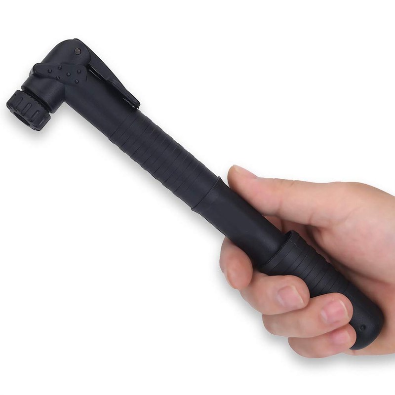 Bike Air Pump, Black Mini Size Pump Ergonomic Handle with
