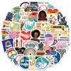 Rzaemuush 200PCS Social Justice Stickers - Human Rights, Equality, Activism