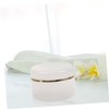 PACKOVE 6pcs Refillable Travel Cream Containers with Spoon Leak Cosmetic