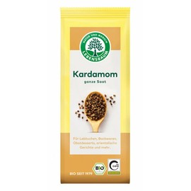 Lebensbaum Organic Cardamom, Whole Seeds (2 x 50 g)