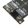 Adapter Card M.2 SATA to PCIE Dual Disk Array Card