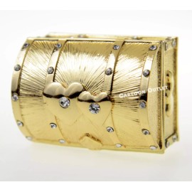 UNBRANDED Arras De Boda Gold Wedding Ceremony Unity 13 Coin Set Chest box Bridal Elegant