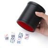 Felt Lined Professional Dice Cup - with 6 Dice Quiet