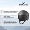 Black Crevice, Gstaad, Adults Ski Helmet