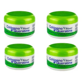4 Pzas Colágeno Queratina Para El Cabello Belcapel