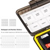 (12 USB+24 SD) USB Flash Drive Case with Labels,Thumb Drive