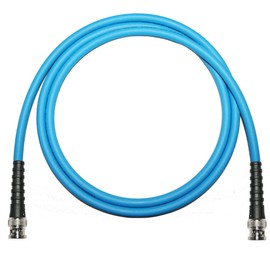 75 Ohm BNC to BNC Lead Van Damme Coaxial Cable RG59, Video, CCTV, Word Clock (1 M, Blue)