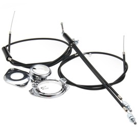 New Full Kit BMX Gyro Brake Cables Front Rear (Upper + Lower) & Spinner Rotor