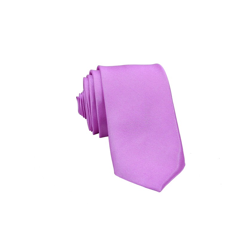 The Tie Co™ Men's Slim 4.5cm Plain Satin Tie (Light