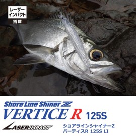 Daiwa Laser Impact Equipped Lure, Shoreline Shiner Z Bertis R125S-LI LI Chart Back