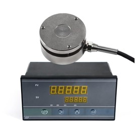 Load Cell Sensor with Indicator Display,Compression Force Weight Pressure Scale Sensor Two Sets of Relay Outputs Peak Recording (0-2T with Indicator)