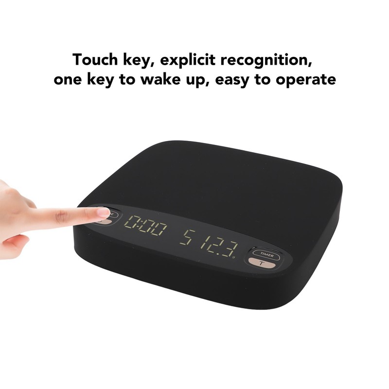 Coffee Scale Highly Accurate Touch Invisible Screen Maximum Weighing Capacity