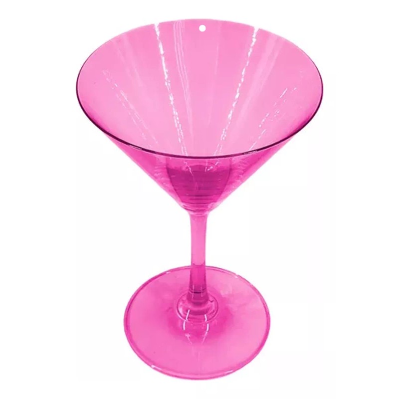 Lecute 6 Collares Copa Martini Neon Shot Fiesta Batucada Mardi